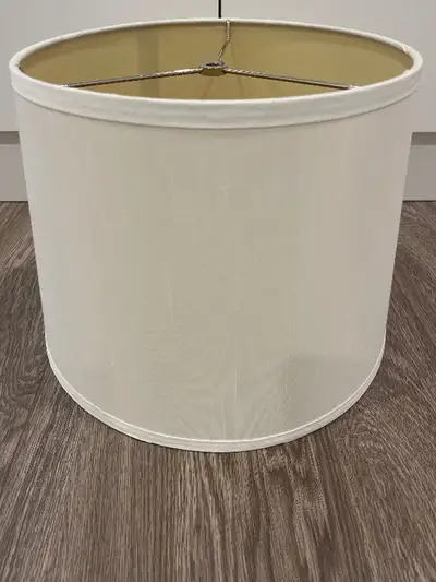 White lamp shade, View more