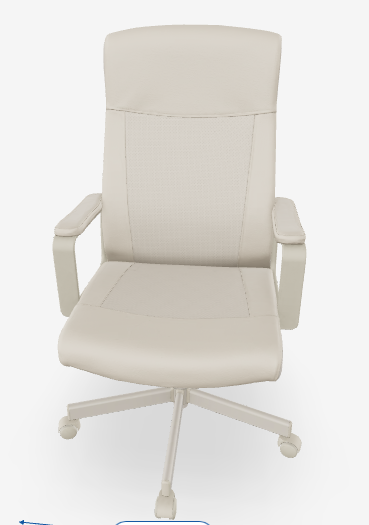 MILLBERGET Swivel chair, Murum beige, View more