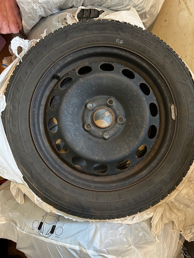 Goodyear ultragrip winter tires on rims.  in Tires & Rims in Summerside
