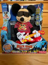 Walt Disney rock star Mickey Mouse Fisherprice fisher-price new