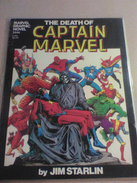 The Death of Captain Marvel 1982 Marvel Graphic Novel #1 VF
