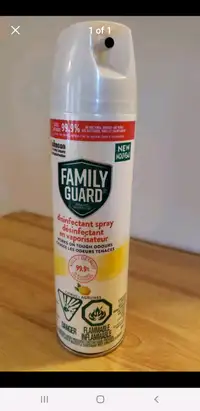 Family Guard Disinfectant 5 for $15
