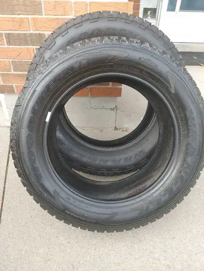 Winter is right around the corner. Two excellent condition "as new" light truck lug tires. One 275 5...