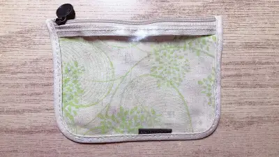 Zippered Linen Cloth Bag, View more