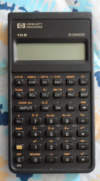 Hewlett Packard 10B Business Calculator