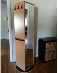 Ikea KAJAK Swivel Mirror Wardrobe Closet Storage Cabinet