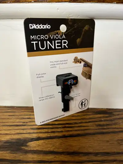 D'Addario Micro Viola Tuner, View more