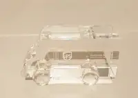Crystal Glass UPS Delivery Truck Figurine