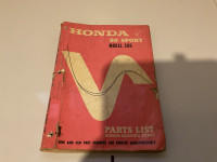 Antique Motorcycle Parts Manuals