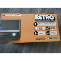 NEW Monster  Retro  Qi  Wireless  Bluetooth  Speaker  Radio