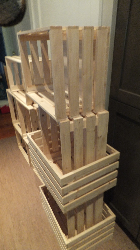 caisse en bois 12 x 16 x 8H pouces, neuve dans Rangement et organisation  à Longueuil/Rive Sud - Image 4