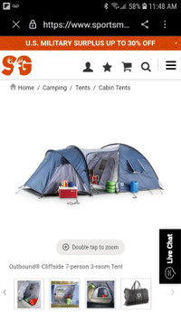 7 Persons Outbound Tent
