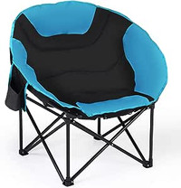 Folding Camping Chair Moon Saucer Chair Lightweight Sofa Chair