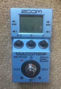 ZOOM MS-70CDR Chorus Delay Reverb Multistomp Pedal