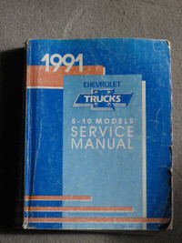 factory service manual for 1991 Chevy S10