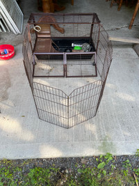 Small pet cage plus accessories 