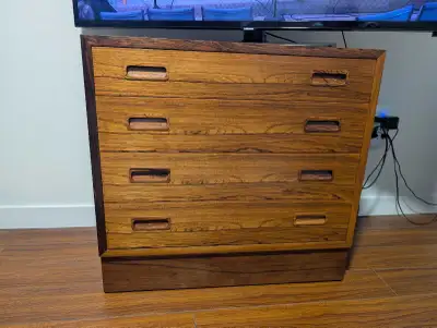 Vintage Danish Rosewood chess/dresser, View more