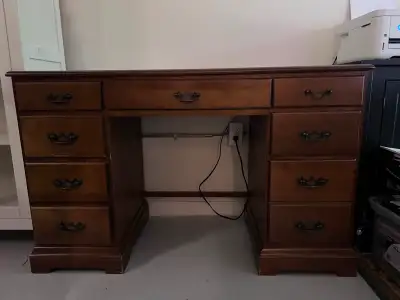 Walnut wood desk, View more