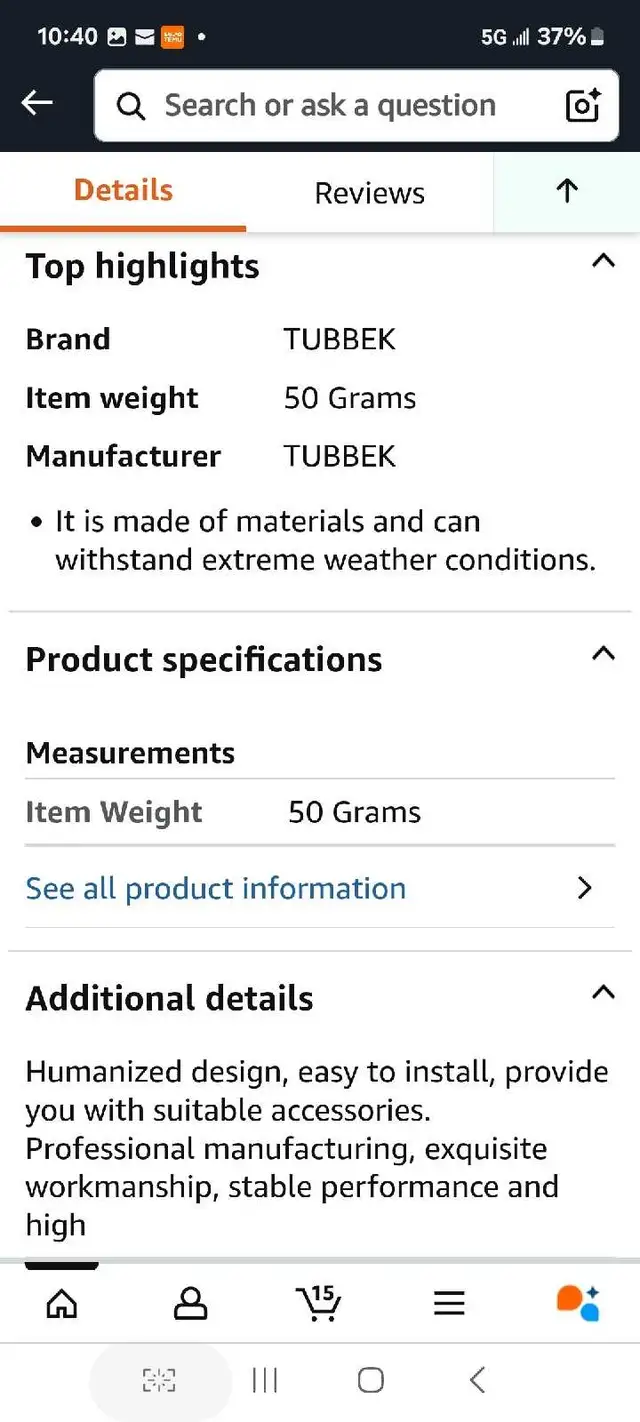 Brand: TUBBEK338906 Gas Dryer Flame Sensor Fit for Whirlpool for in Washers & Dryers in Markham / York Region - Image 9