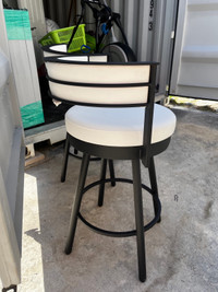 2 Counter height swivel stools