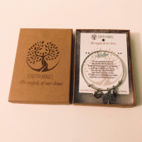 Earth Angels Of Our Lives Sister Expandable Bracelet With Charms