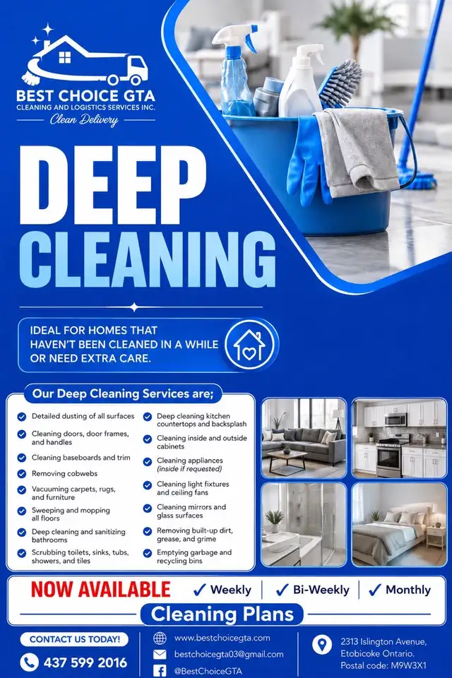 Best Choice GTA Residential and Commercial Cleaning Services