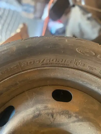 Cooper Winter Tires from Jeep Compass. Sold vehicle and have leftover tires and rims