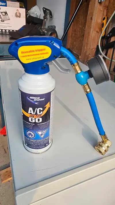 AC on the Go Full With Delivery Hose R12 R134A Refrigerant 