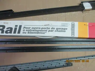rail sears craftman pour ouvre-porte a entrainement par chaine de garage ou silen Drive séries 53000...