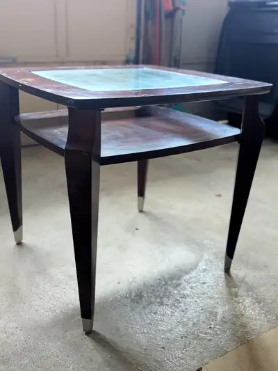 Brown wooden table, View more