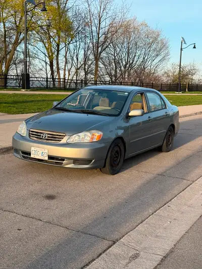 2003 Toyota Corolla LE. Car drives great and has been garage parked with regular undercoating all it...