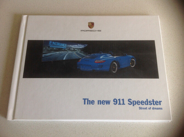 2010 Porsche 911 Speedster Prestige Catalogue Brochure dans Art et objets de collection  à Longueuil/Rive Sud