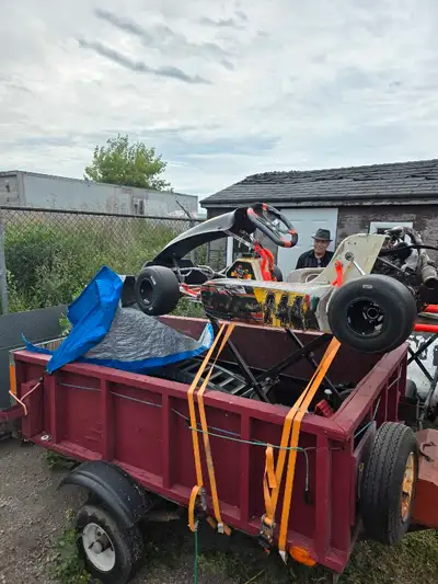 Excellent condition race ready beautiful kart with stand. Trailer available also for extra 650$ This...