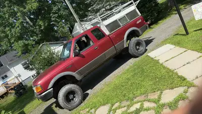 4x4 97 lifted Ranger with a 302 swap inspected until 2027 runs and drives good needs minor work. 340...