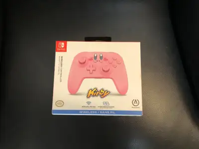 Kirby Nintendo Switch wireless controller, asking $50, View more