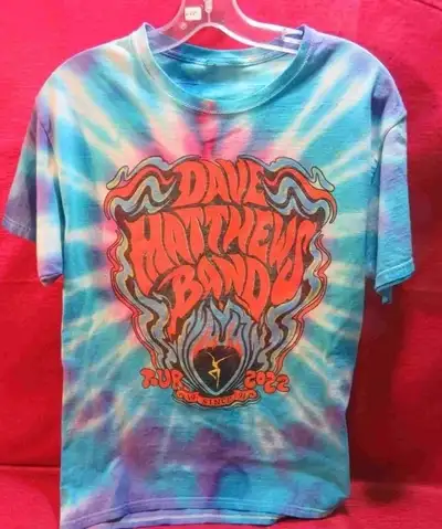 CONCERT T-SHIRT 2022 DAVE MATTHEWS BAND - GROOVY!! PSYCHEDELIC!, View more