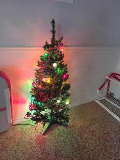Noma Lighted Ornament Ball Pine Tree, View more