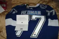 victor hedman signed adidas jersey