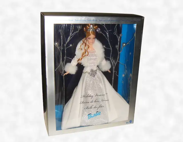 NEW Vintage Mattel Holiday Visions Barbie Winter Fantasy #B2519 in Arts & Collectibles in Oshawa / Durham Region - Image 2