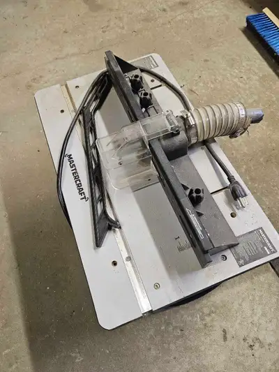 Mastercraft 1-3/4 HP Fixed Base Router, Table and Bits, View more