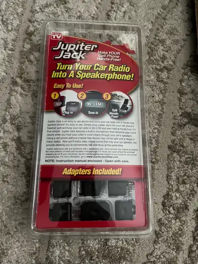 Jupiter Jack cell phone adapter hands free car vehicle converter, View more