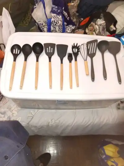 11 Kitchen Silicone Utensils , View more