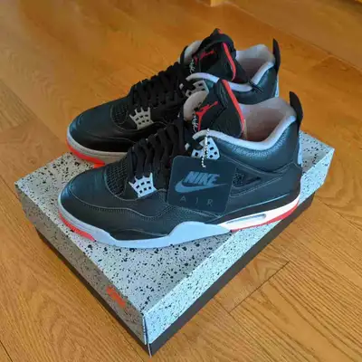 Jordan 4 Bred reimaged , View more