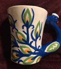 Peacock mug brand new great Christmas gift 