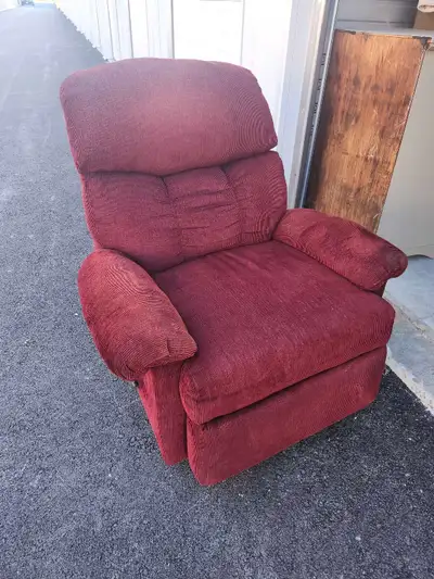Red Corduroy Recliner, View more