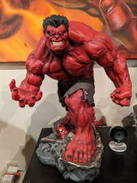 Sideshow Red Hulk Statue
