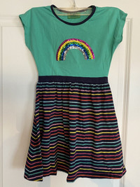 7/8T Rainbow Dress