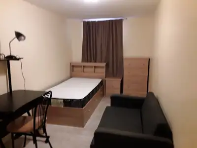 One furnished single room for a male available for rent in Etobicoke, close to main road near Eglint...
