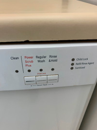 White Bosch built-in dishwasher