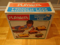 1978 Jouet Playskool LINCOLN LOGS  General Store 888 Vintage TOY